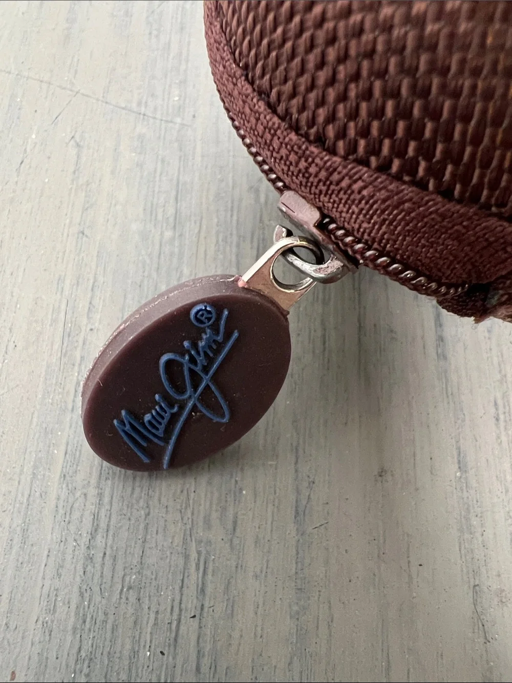Maui Jim Brown Textured Hard Sunglasses Case